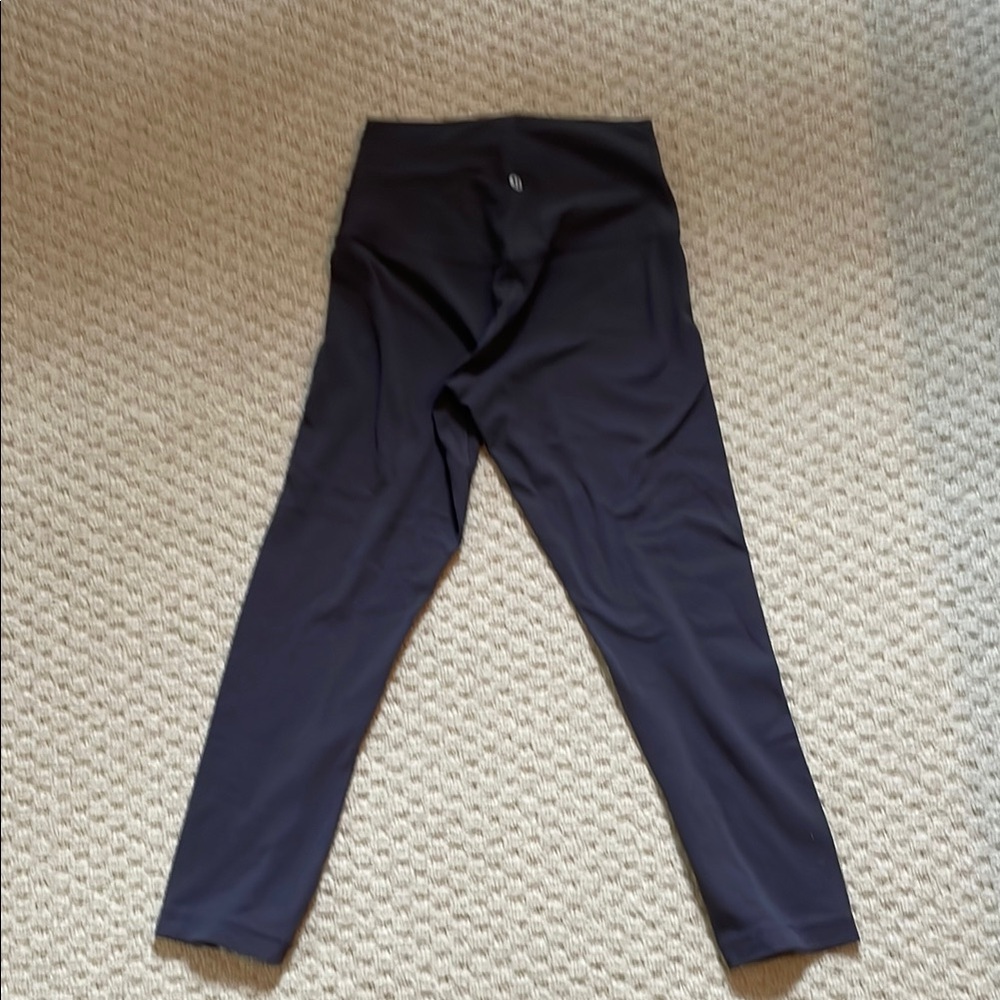 Lululemon align dark gray crop leggings 21” size 4